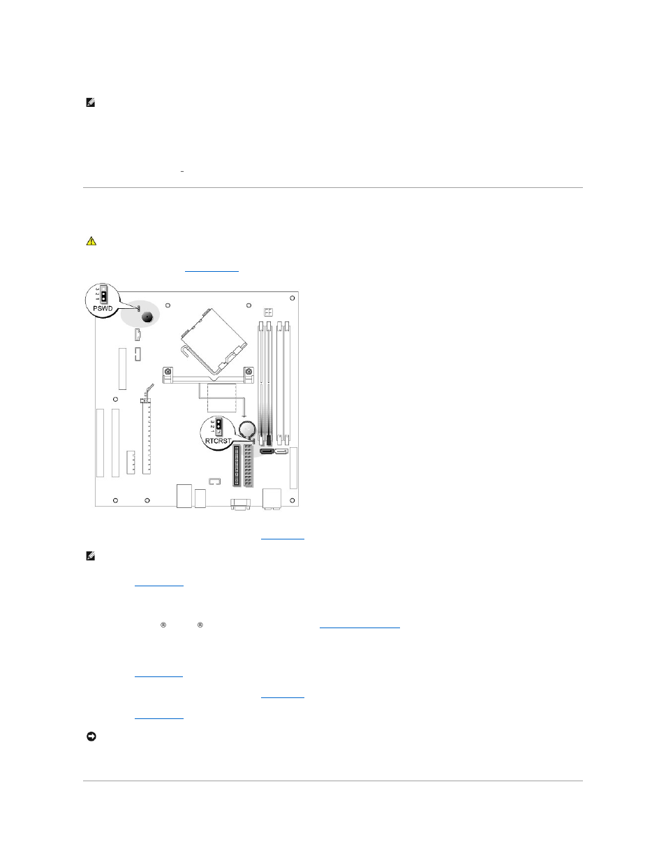 Clearing forgotten passwords | Dell Dimension 5100 User Manual | Page 84 / 116