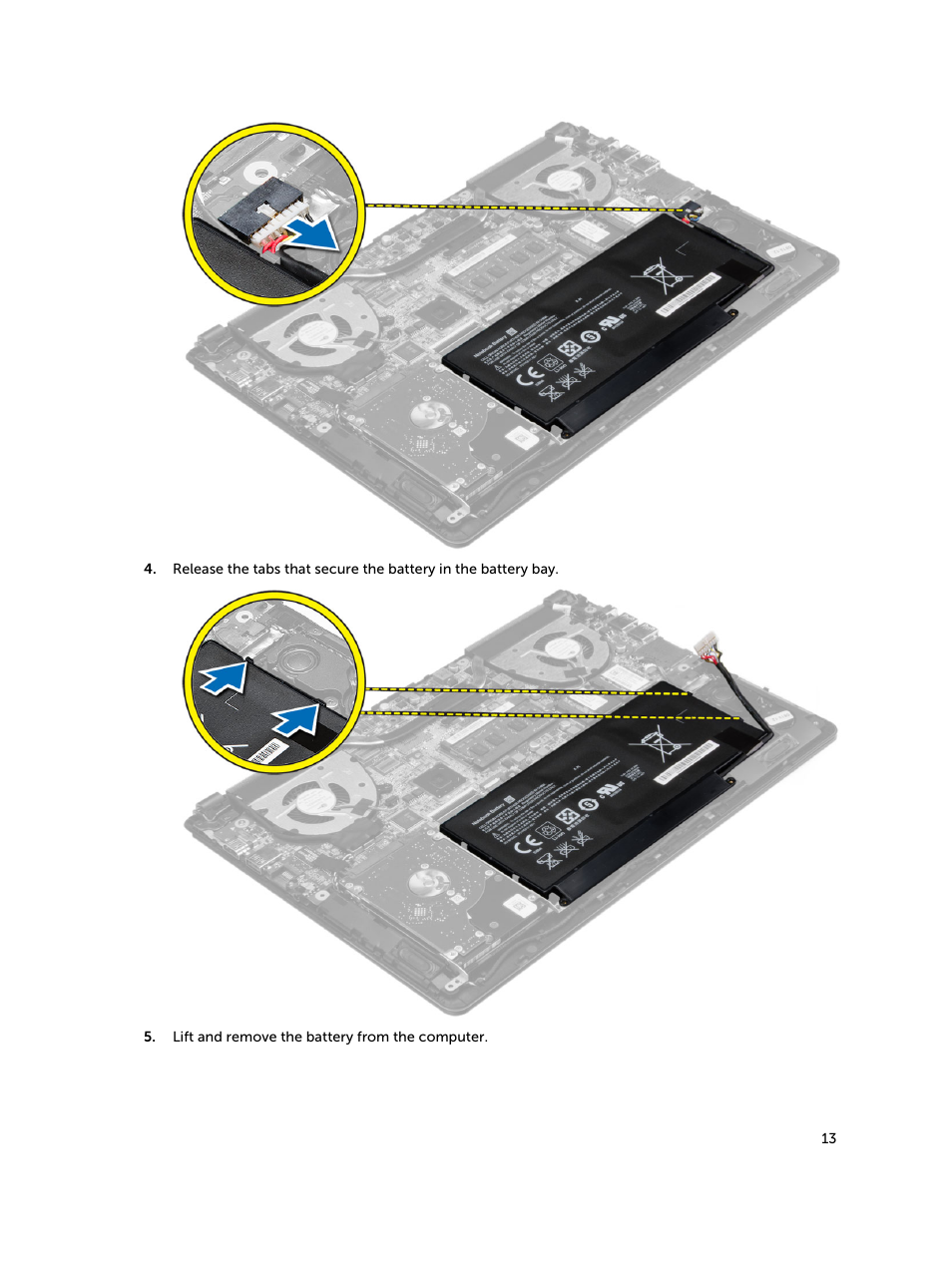 Dell Inspiron 14 (5439, Late 2013) User Manual | Page 13 / 45