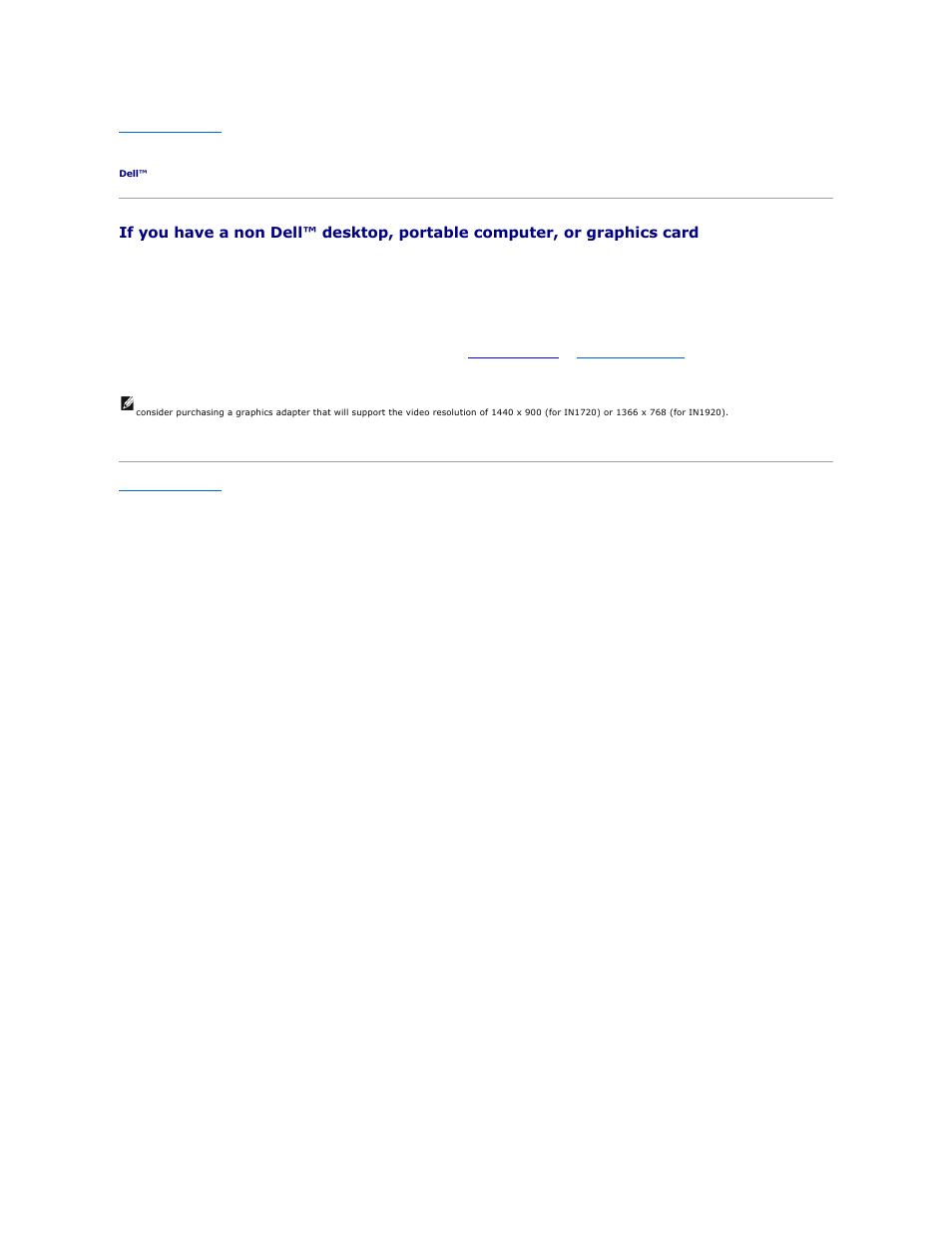 Setting up your monitor | Dell IN1720 Monitor User Manual | Page 12 / 31