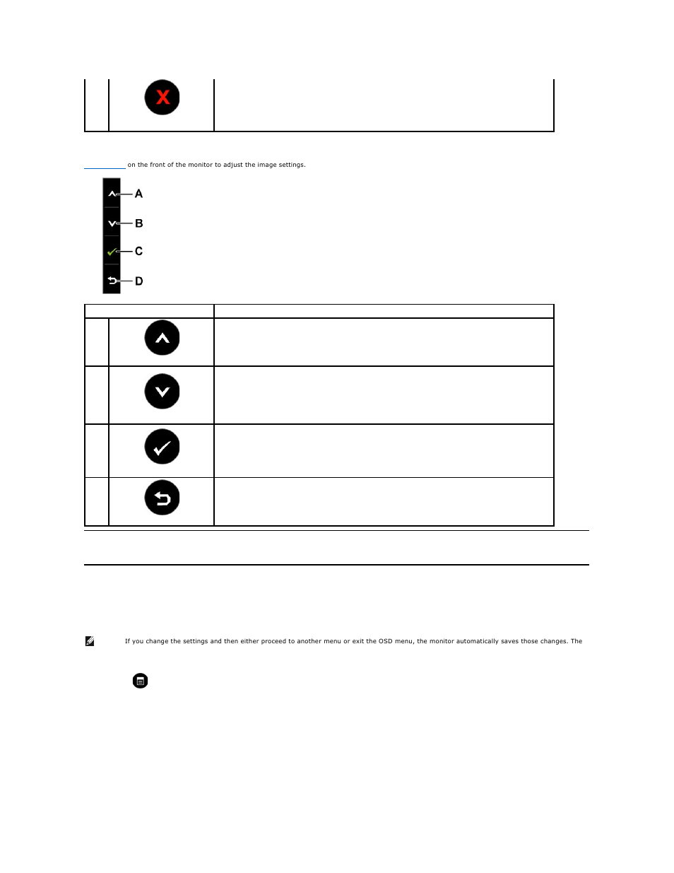 Using the on-screen display (osd) menu, Using the osd menu, Accessing the menu system | Dell IN1720 Monitor User Manual | Page 14 / 31