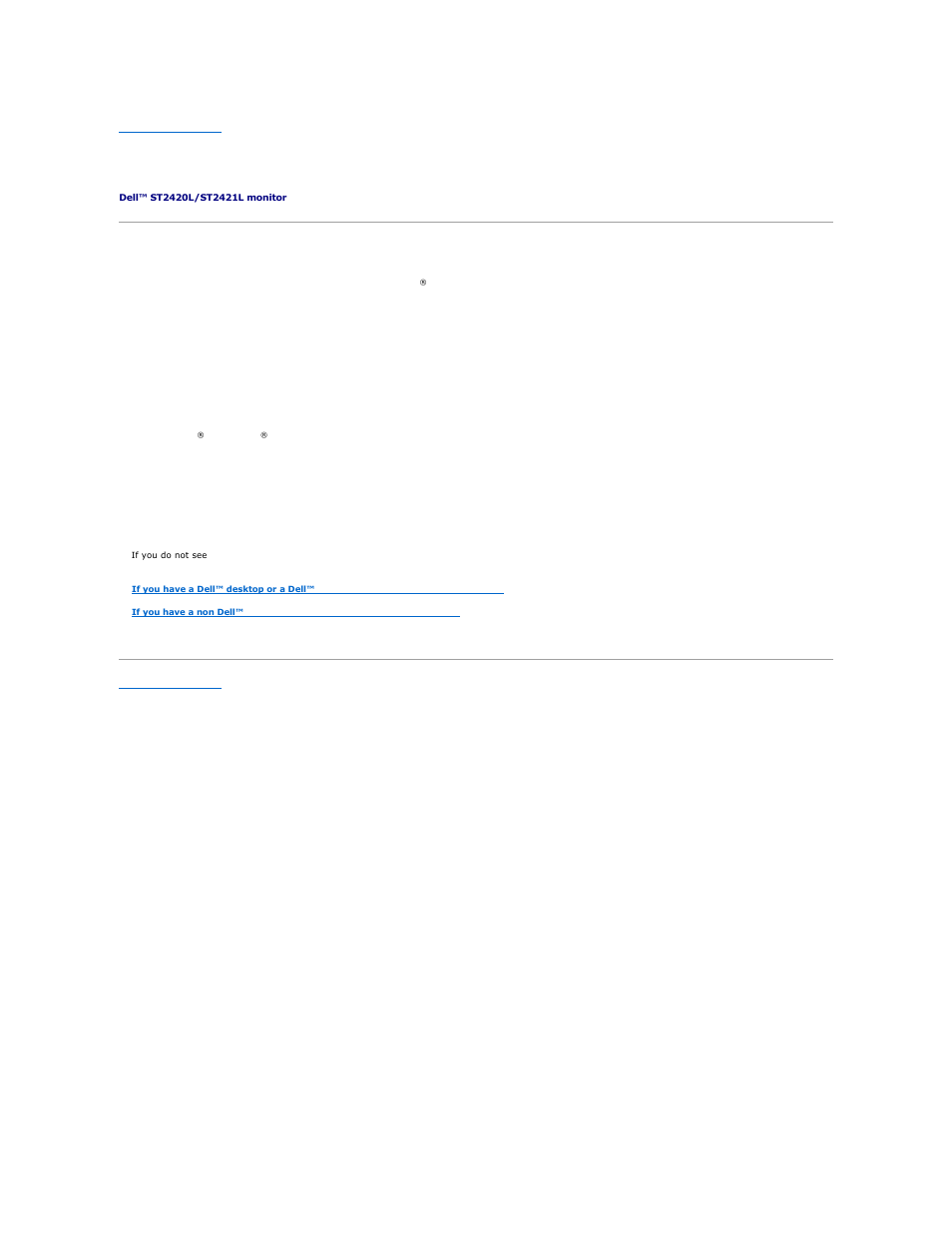 Setting up your monitor | Dell ST2420L Monitor User Manual | Page 25 / 33