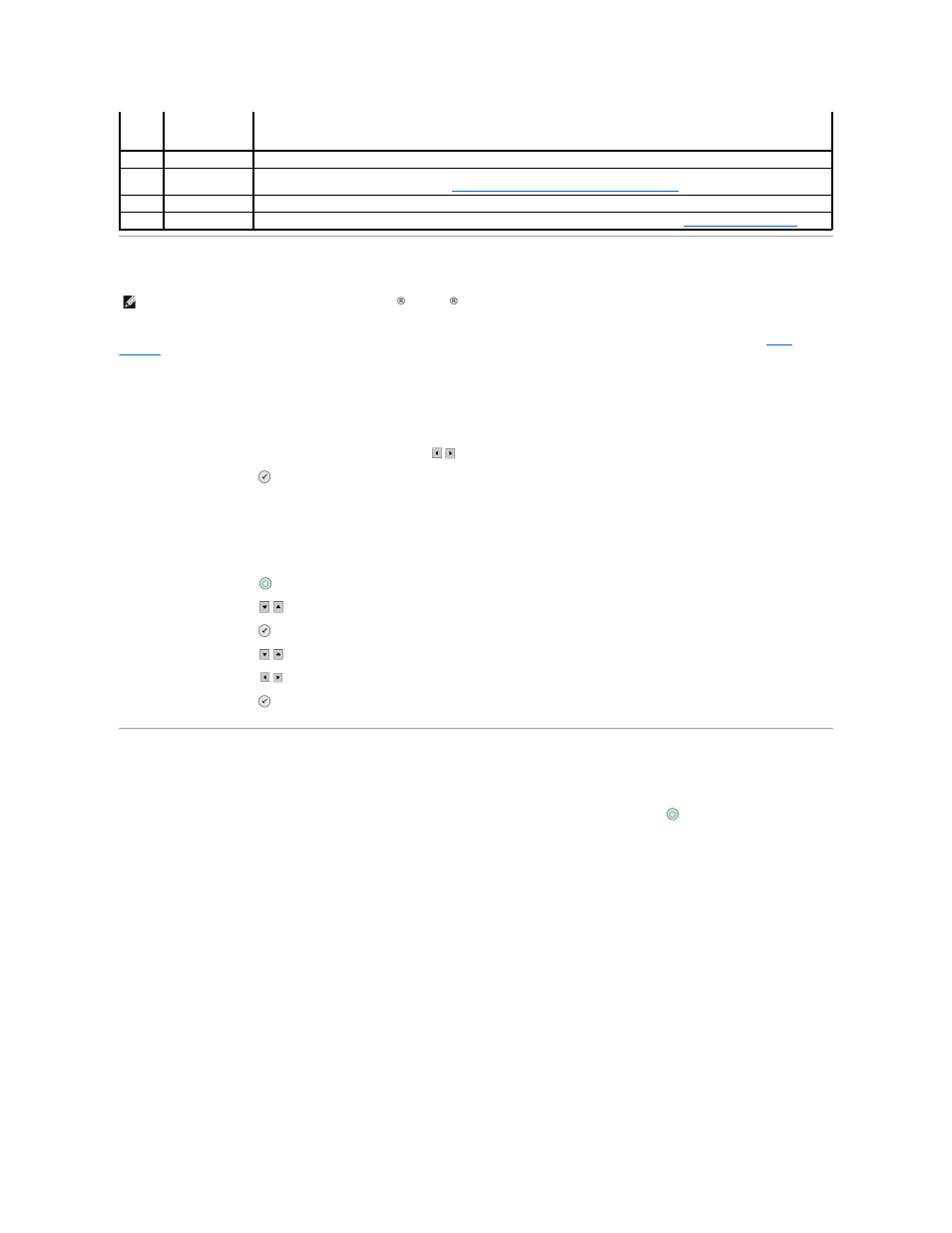 Setting up your printer, Using the operator panel, Setting the language on your printer | Resetting the language on your printer | Dell 944 All In One Inkjet Printer User Manual | Page 3 / 62