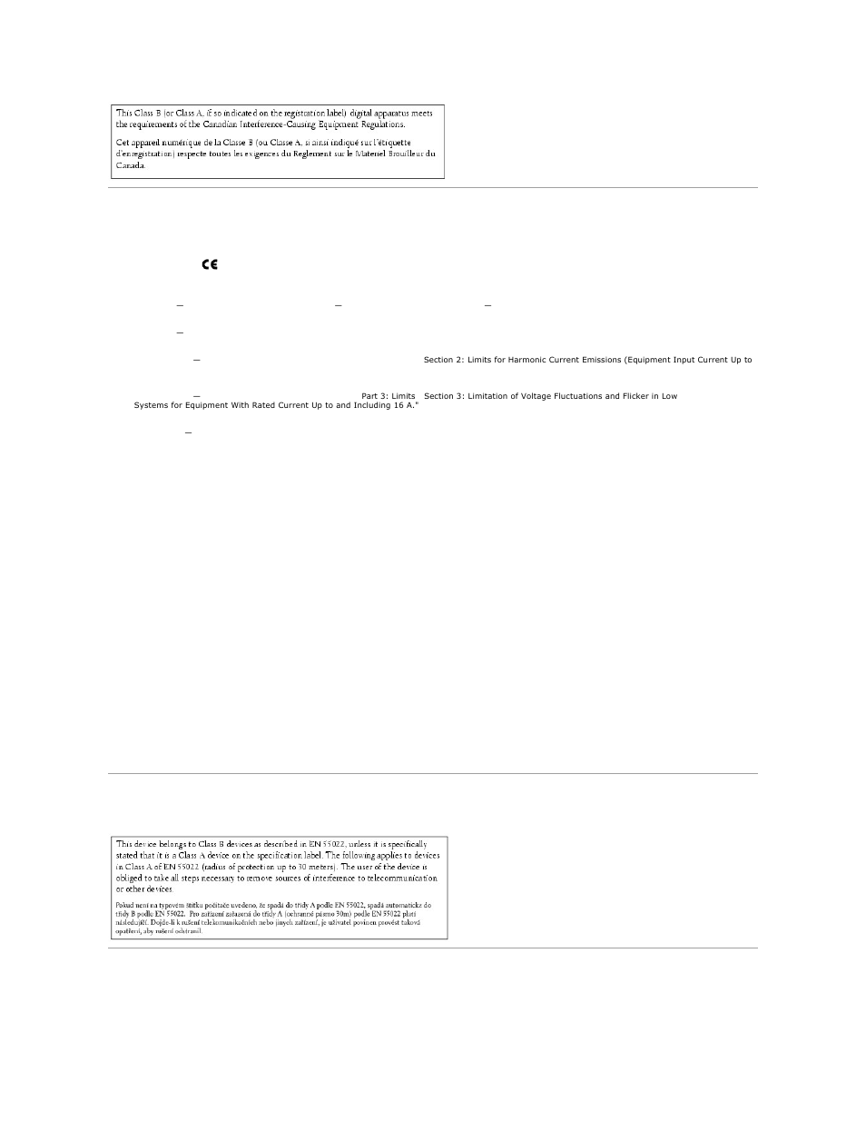 Ce notice (european union), En 55022 compliance (czech republic only), Vcci notice (japan only) | Dell 944 All In One Inkjet Printer User Manual | Page 41 / 62