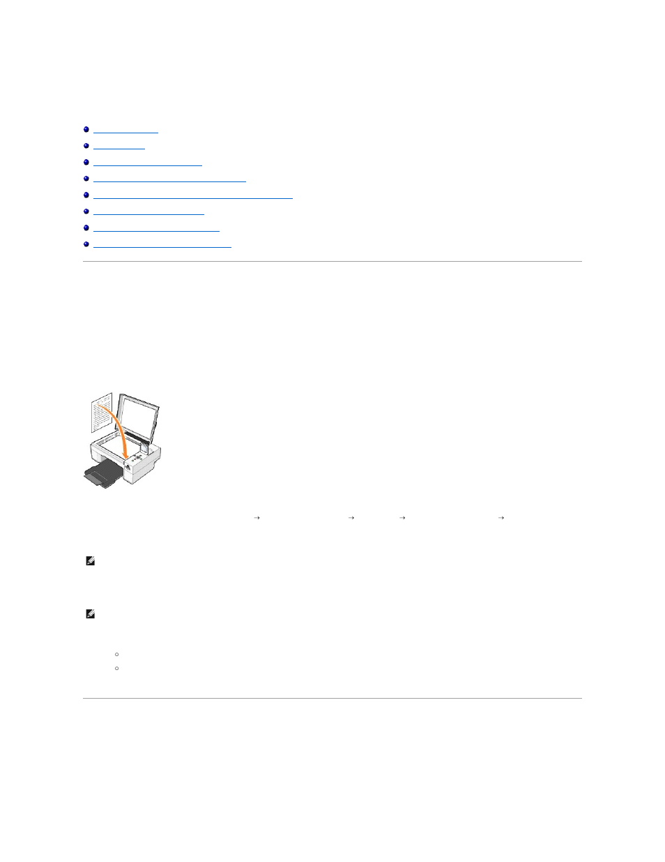 Scanning, Scanning documents, Scanning photos | Dell 944 All In One Inkjet Printer User Manual | Page 46 / 62