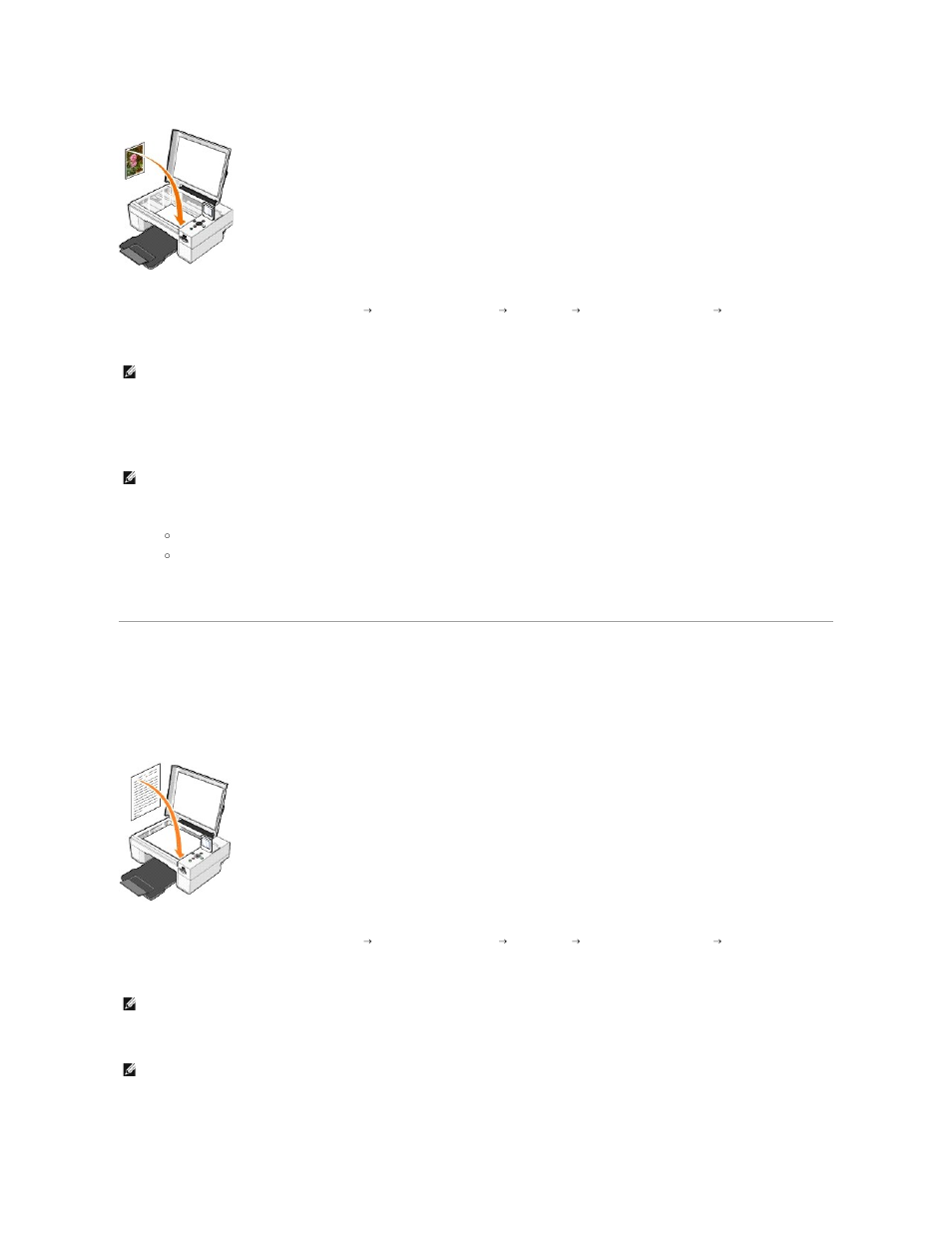 Scanning multiple pages or images | Dell 944 All In One Inkjet Printer User Manual | Page 47 / 62