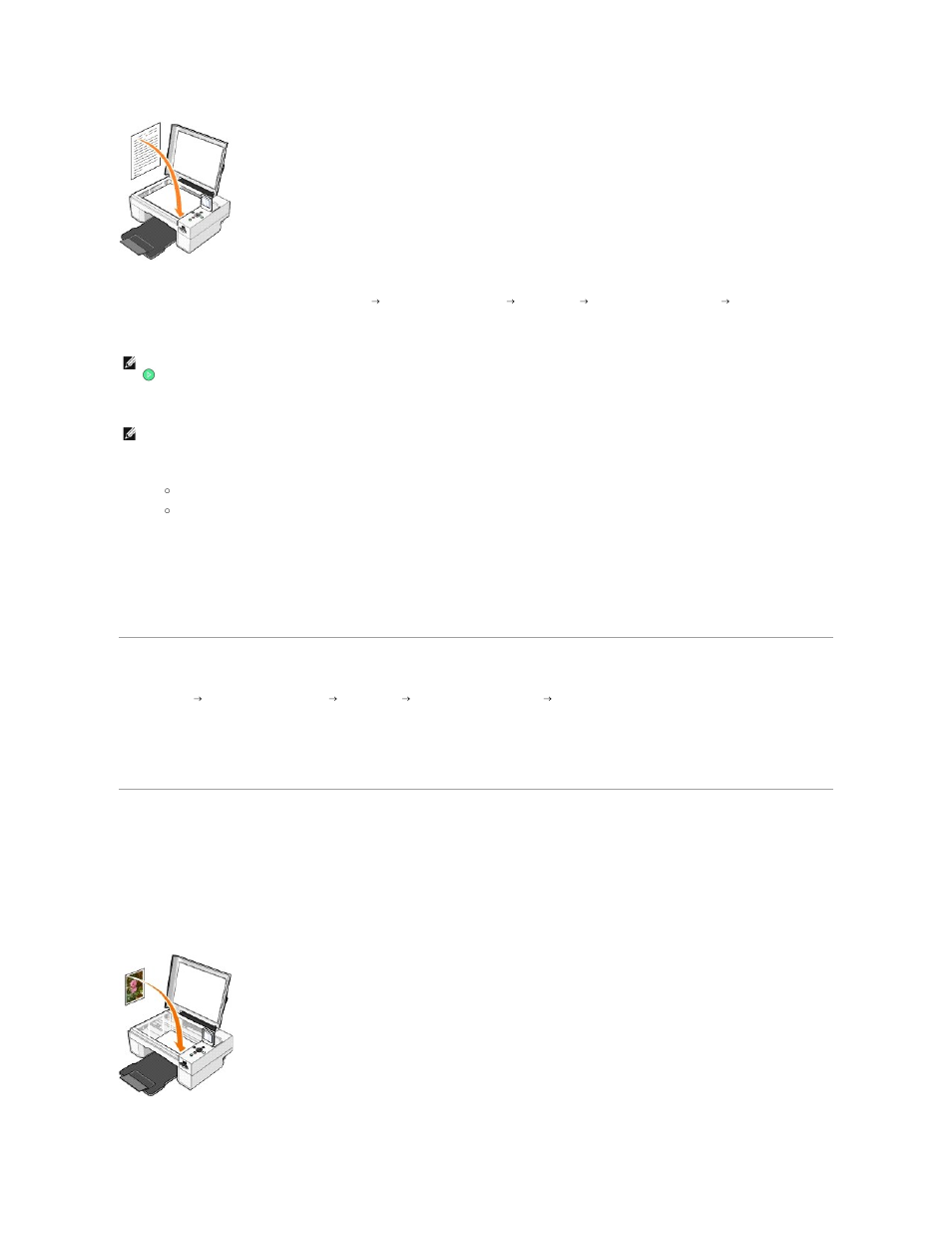 Saving an image on your computer, E-mailing a scanned image or document | Dell 944 All In One Inkjet Printer User Manual | Page 49 / 62