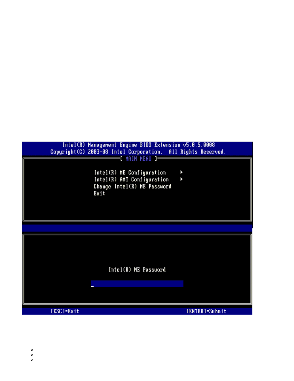 Mebx interface--smb mode, Smb mode setup, Me configuration | Dell OptiPlex 960 (Late 2008) User Manual | Page 109 / 143