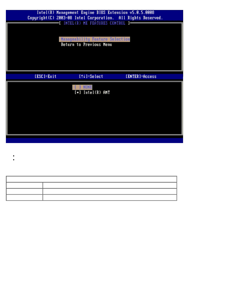 Intel me power control, Intel me on in host sleep states, Me on in host sleep states | Dell OptiPlex 960 (Late 2008) User Manual | Page 12 / 143