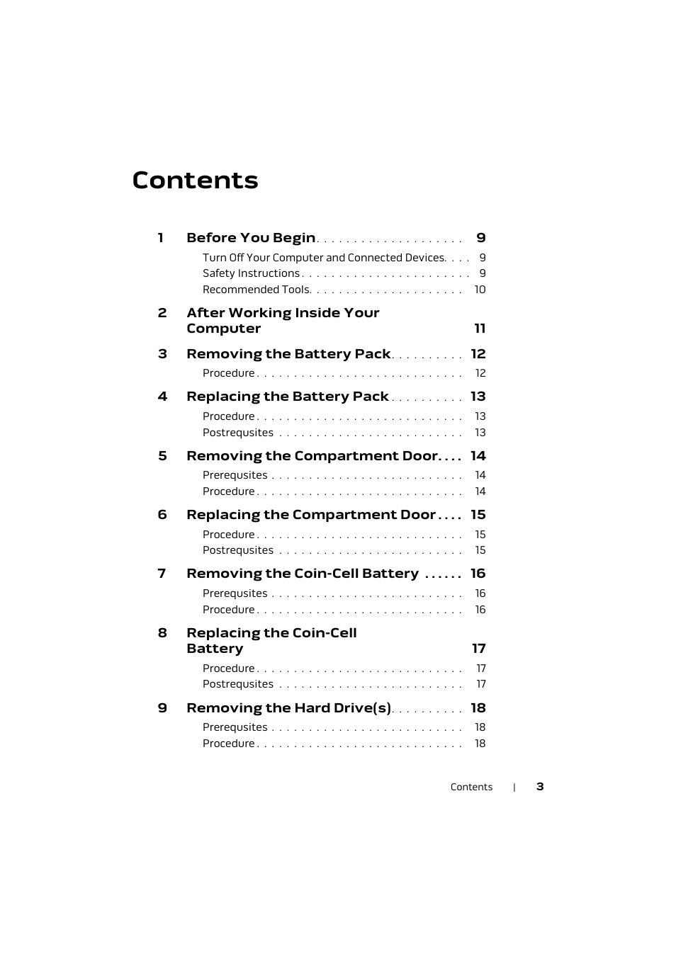 Dell Alienware M17x R4 (Early 2012) User Manual | Page 3 / 88