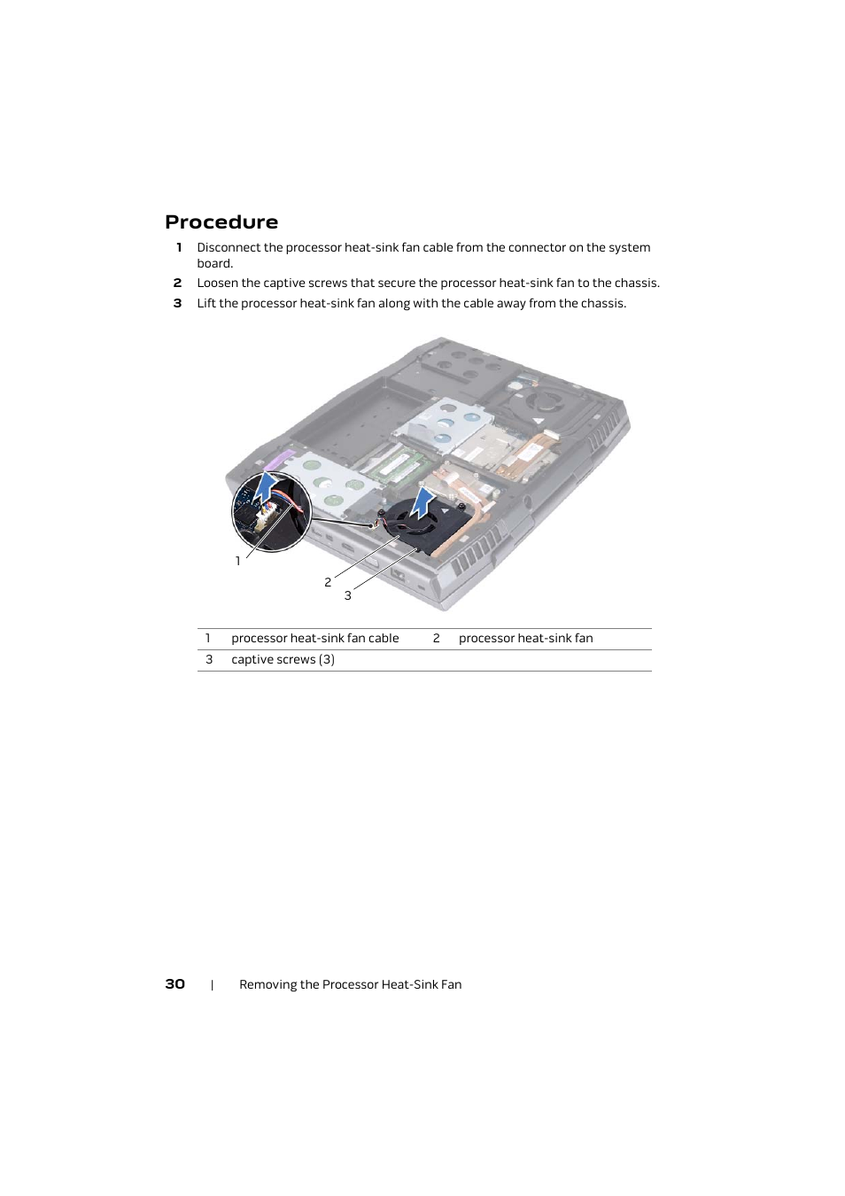 Procedure | Dell Alienware M17x R4 (Early 2012) User Manual | Page 30 / 88