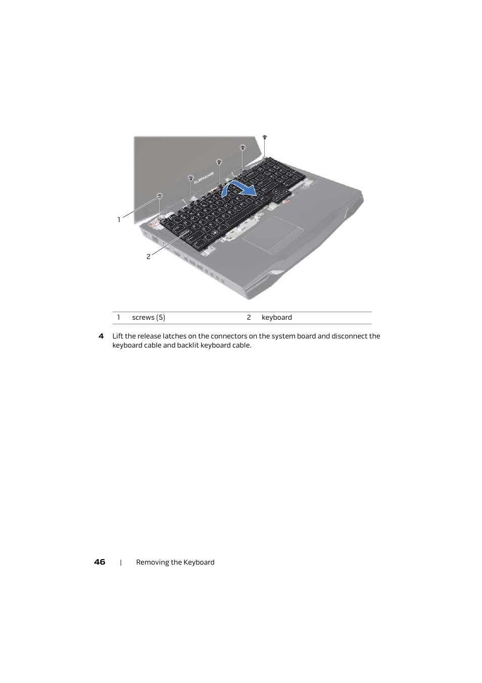 Dell Alienware M17x R4 (Early 2012) User Manual | Page 46 / 88