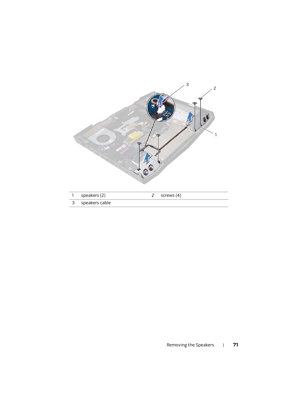 Dell Alienware M17x R4 (Early 2012) User Manual | Page 71 / 88