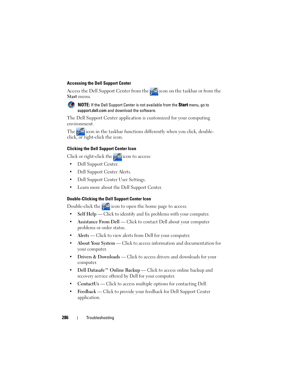 Dell Inpsiron 560 (Late 2009) User Manual | Page 286 / 354