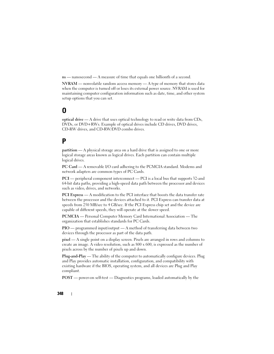 Dell Inpsiron 560 (Late 2009) User Manual | Page 348 / 354