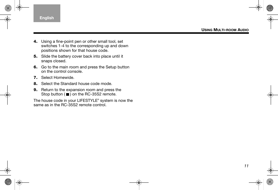 Bose RC-35S2 User Manual | Page 13 / 44