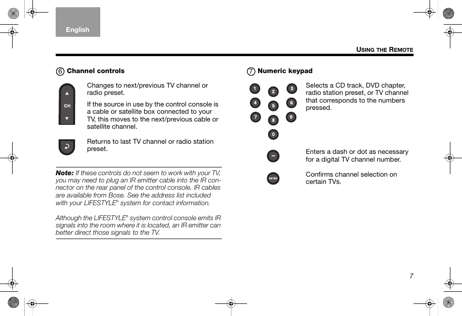Bose RC-35S2 User Manual | Page 9 / 44