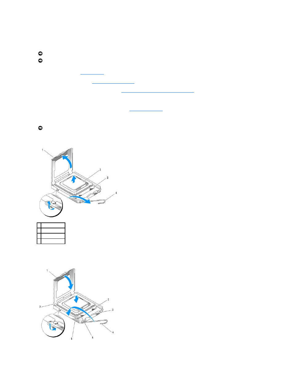 Installing the processor | Dell Precision 490 User Manual | Page 47 / 170