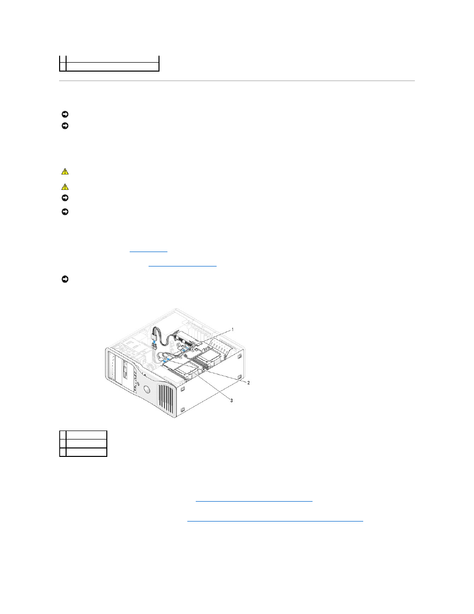 Hard drive | Dell Precision 490 User Manual | Page 53 / 170