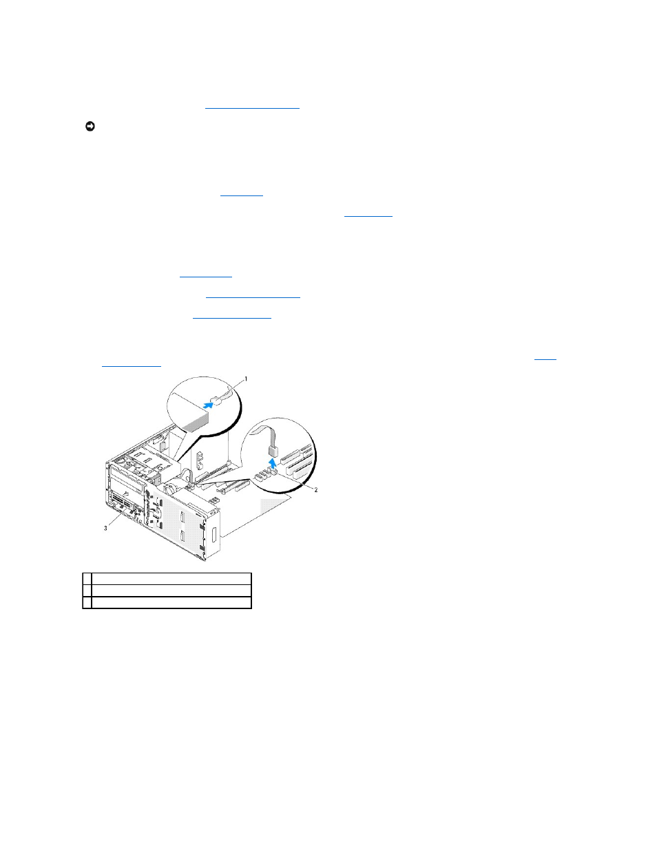 Removing a media card reader (desktop computer) | Dell Precision 490 User Manual | Page 78 / 170