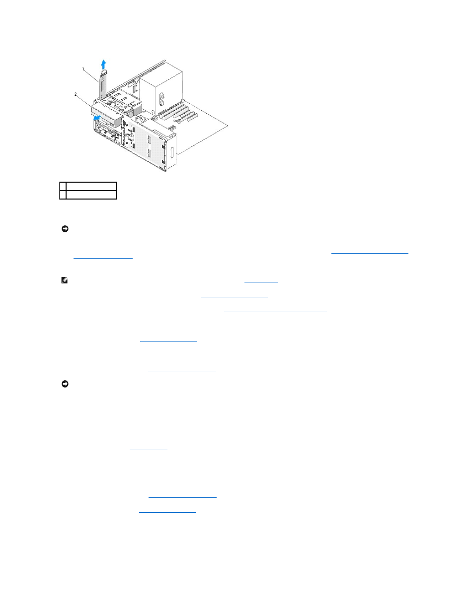 Installing a cd/dvd drive (desktop computer) | Dell Precision 490 User Manual | Page 86 / 170