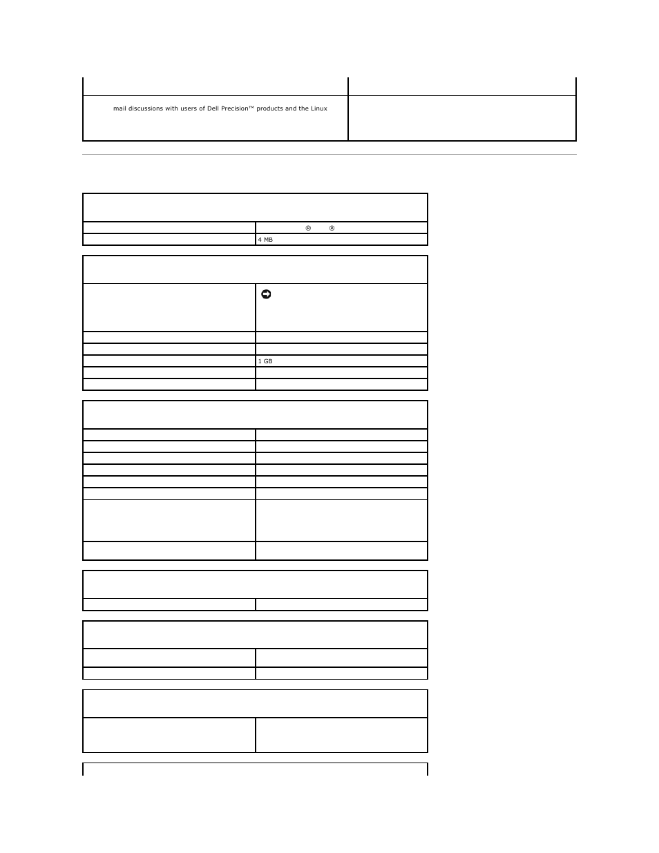 Specifications | Dell Precision 490 User Manual | Page 92 / 170