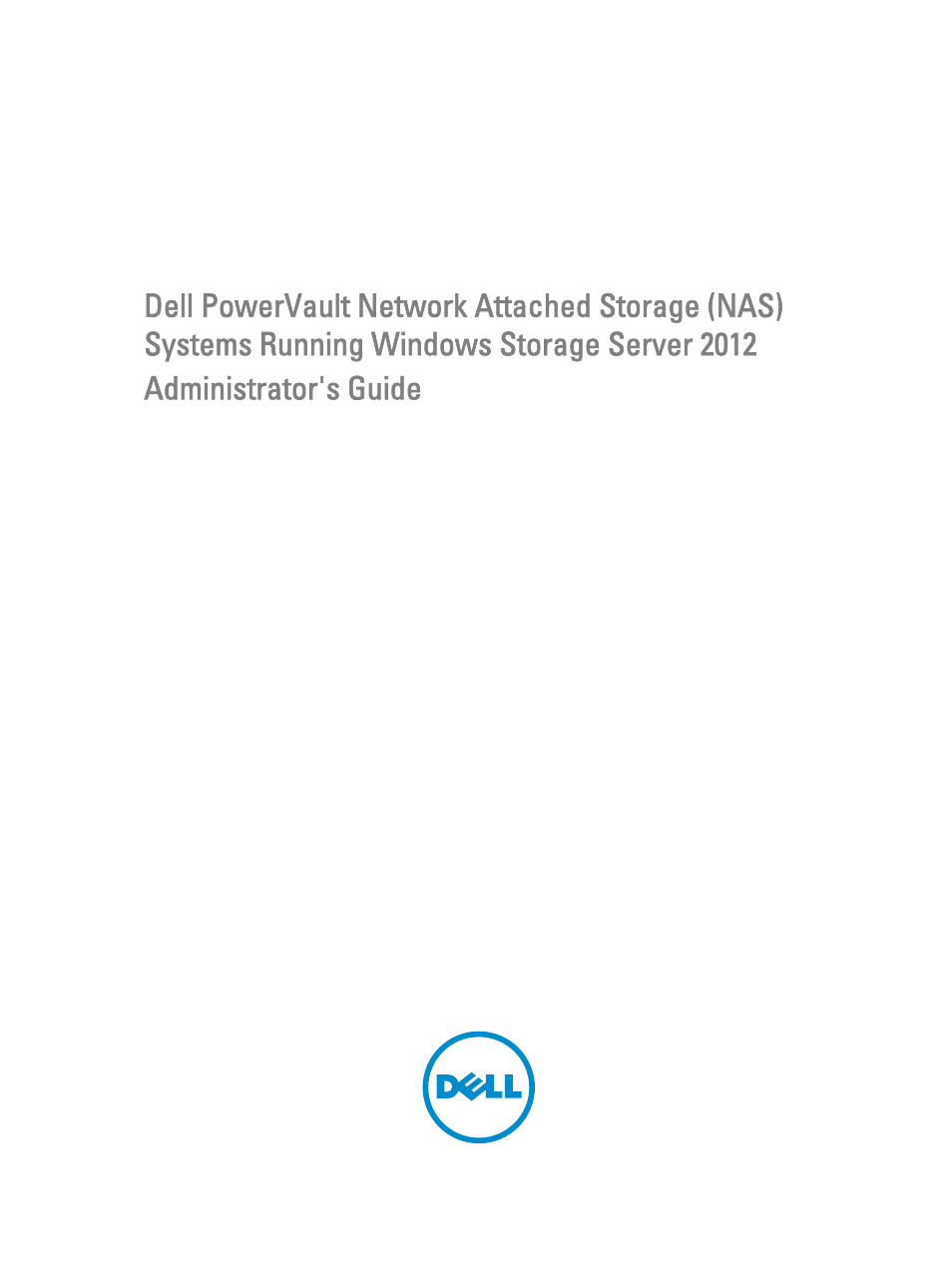 Dell Powervault NX400 User Manual | 34 pages