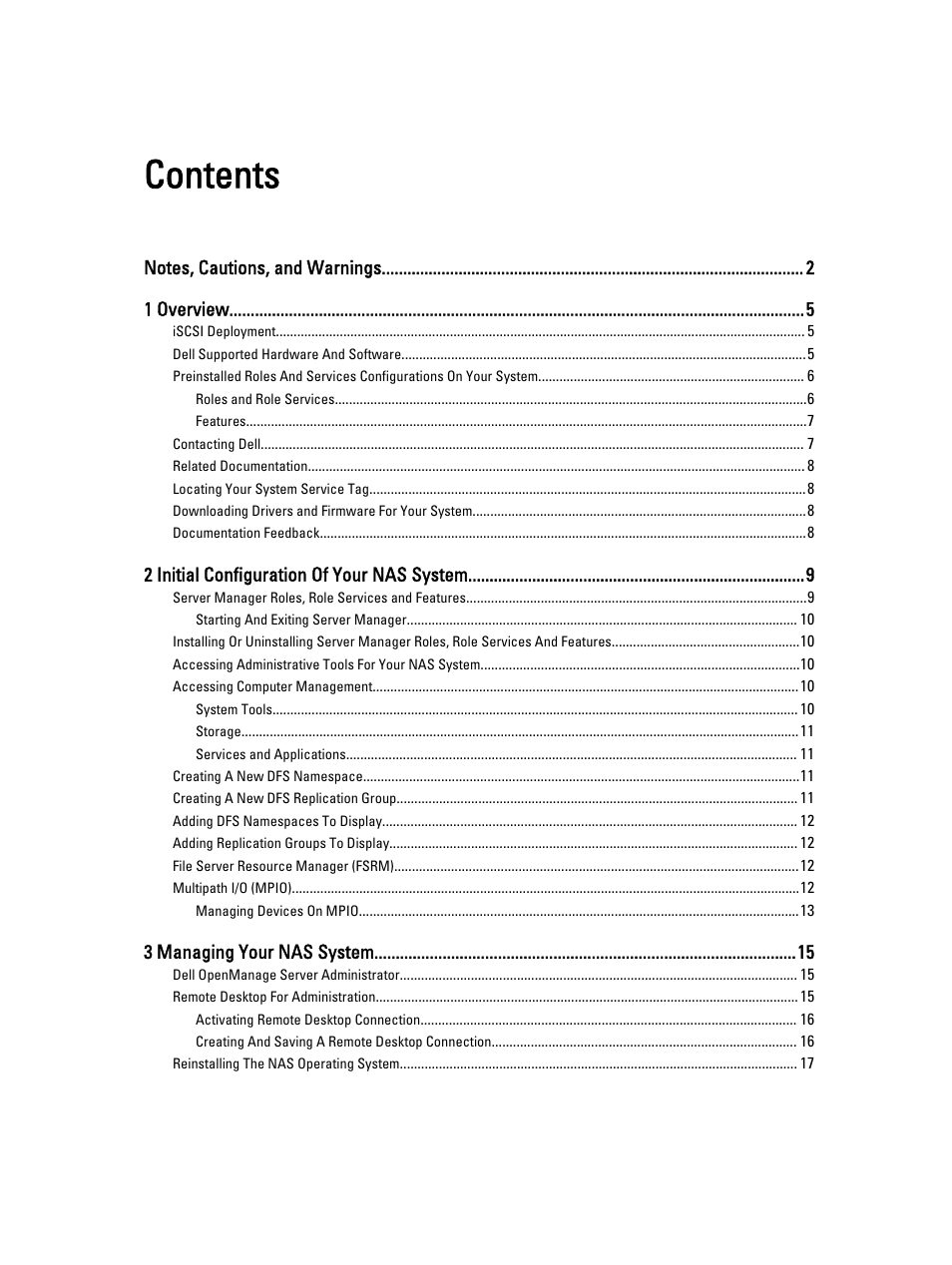Dell Powervault NX400 User Manual | Page 3 / 34