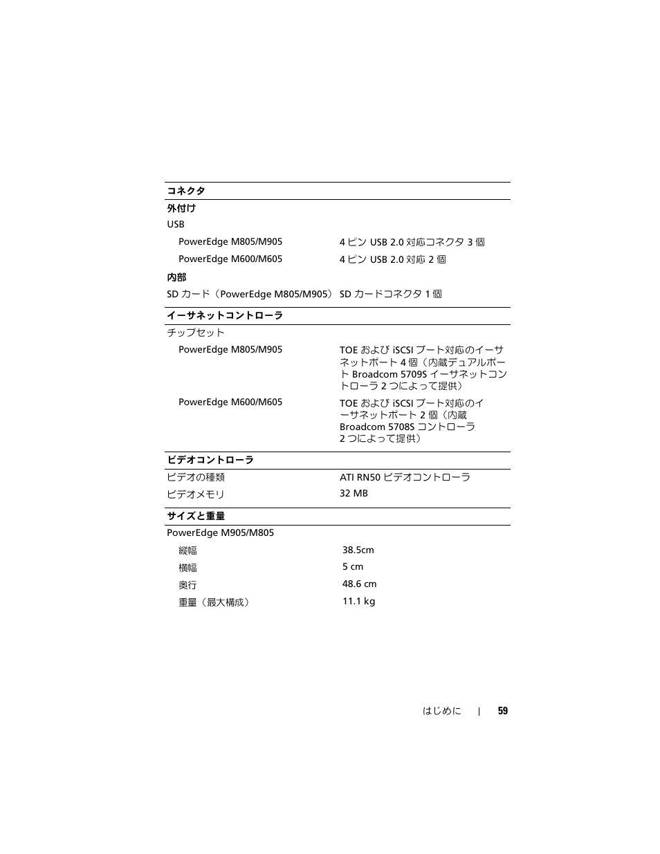Dell PowerEdge M605 User Manual | Page 61 / 86
