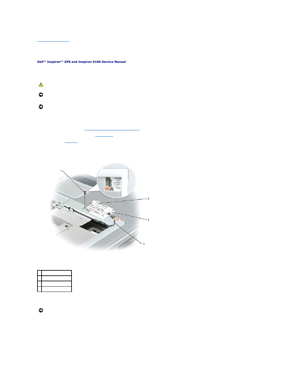 Modem, Removing the modem, Installing the modem | Dell Inspiron XPS User Manual | Page 27 / 50