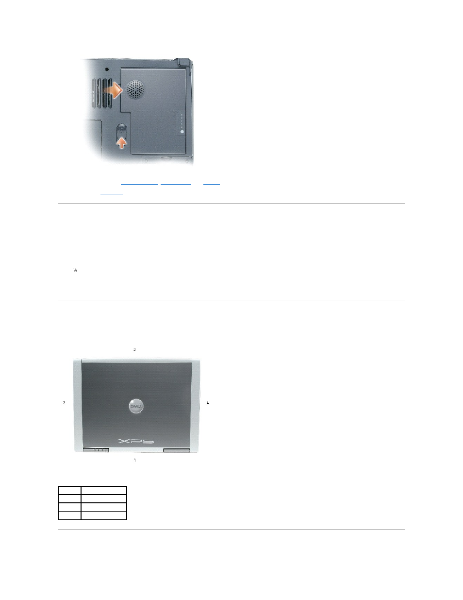 Recommended tools, Computer orientation, Screw identification | Dell Inspiron XPS User Manual | Page 3 / 50