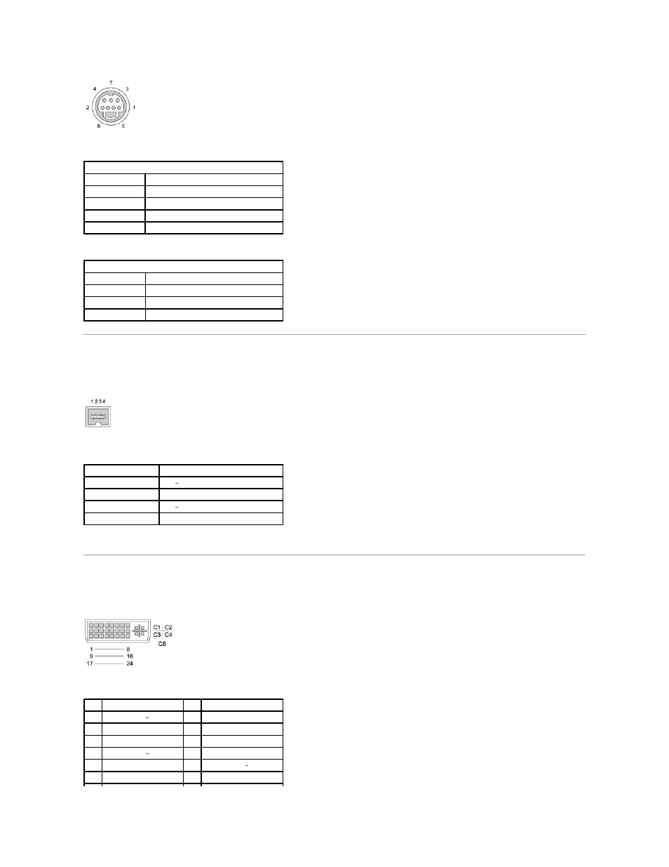 Ieee 1394 connector, Dvi-i connector | Dell Inspiron XPS User Manual | Page 32 / 50