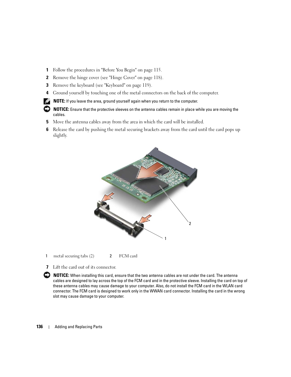 Dell Latitude D630 ATG (Mid 2007) User Manual | Page 136 / 166
