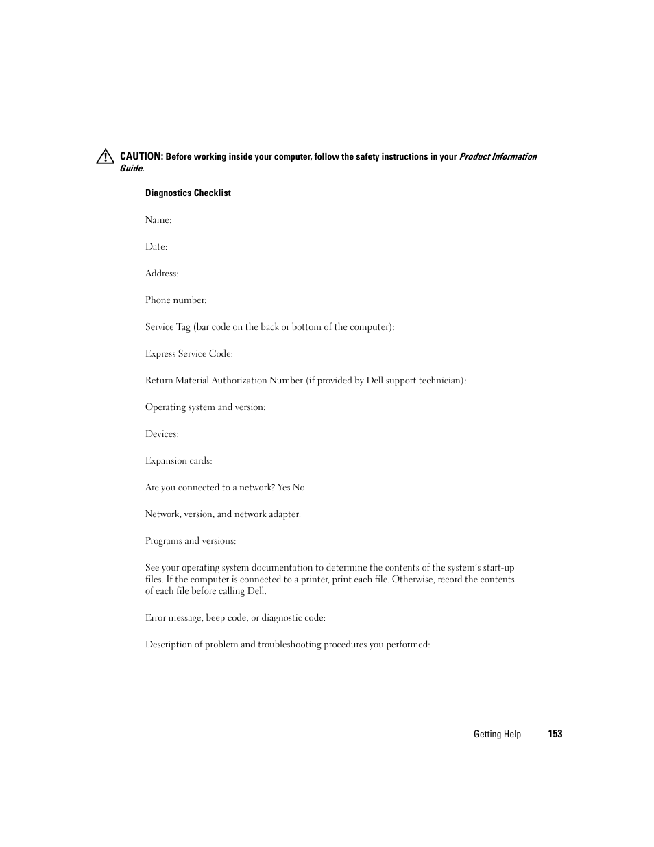 Dell Latitude D630 ATG (Mid 2007) User Manual | Page 153 / 166