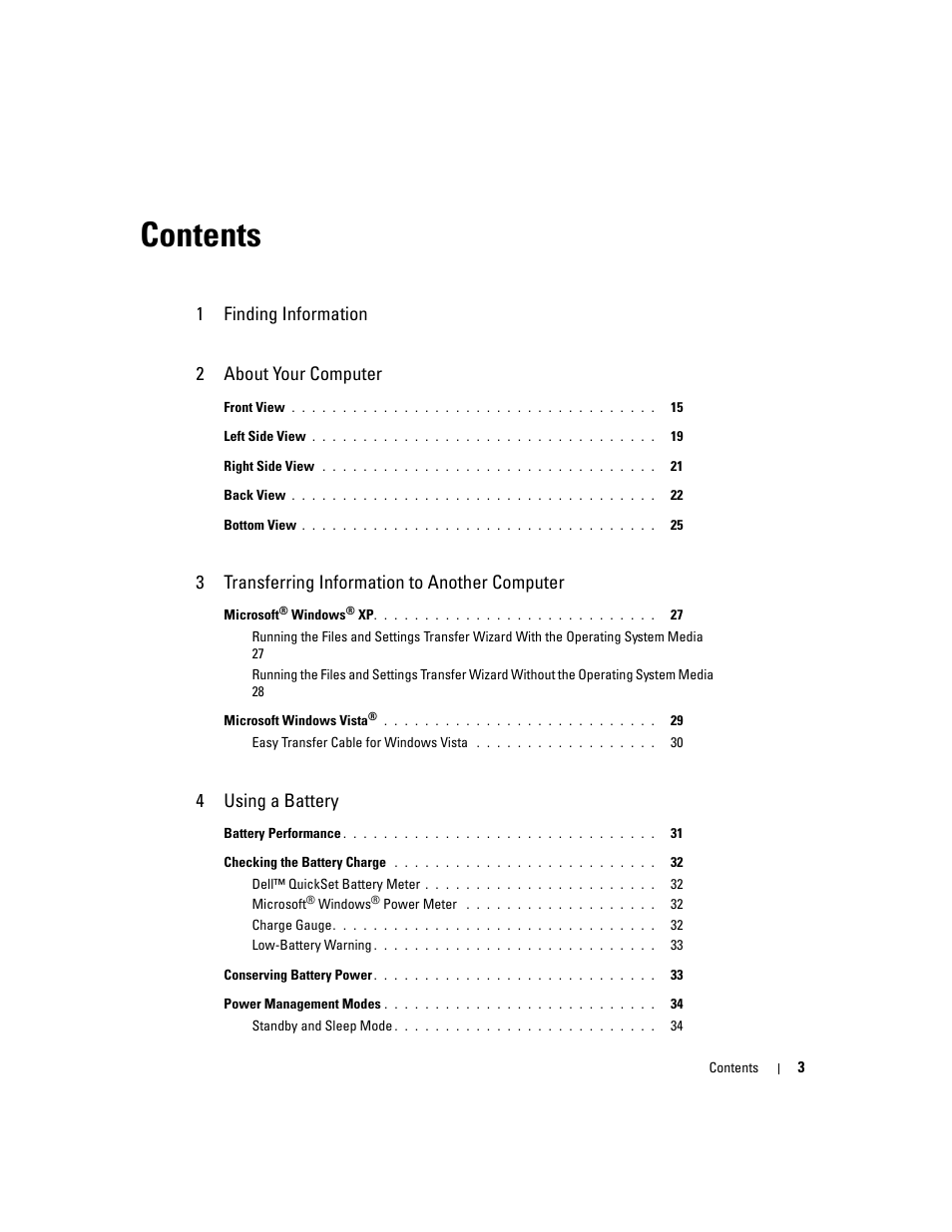 Dell Latitude D630 ATG (Mid 2007) User Manual | Page 3 / 166