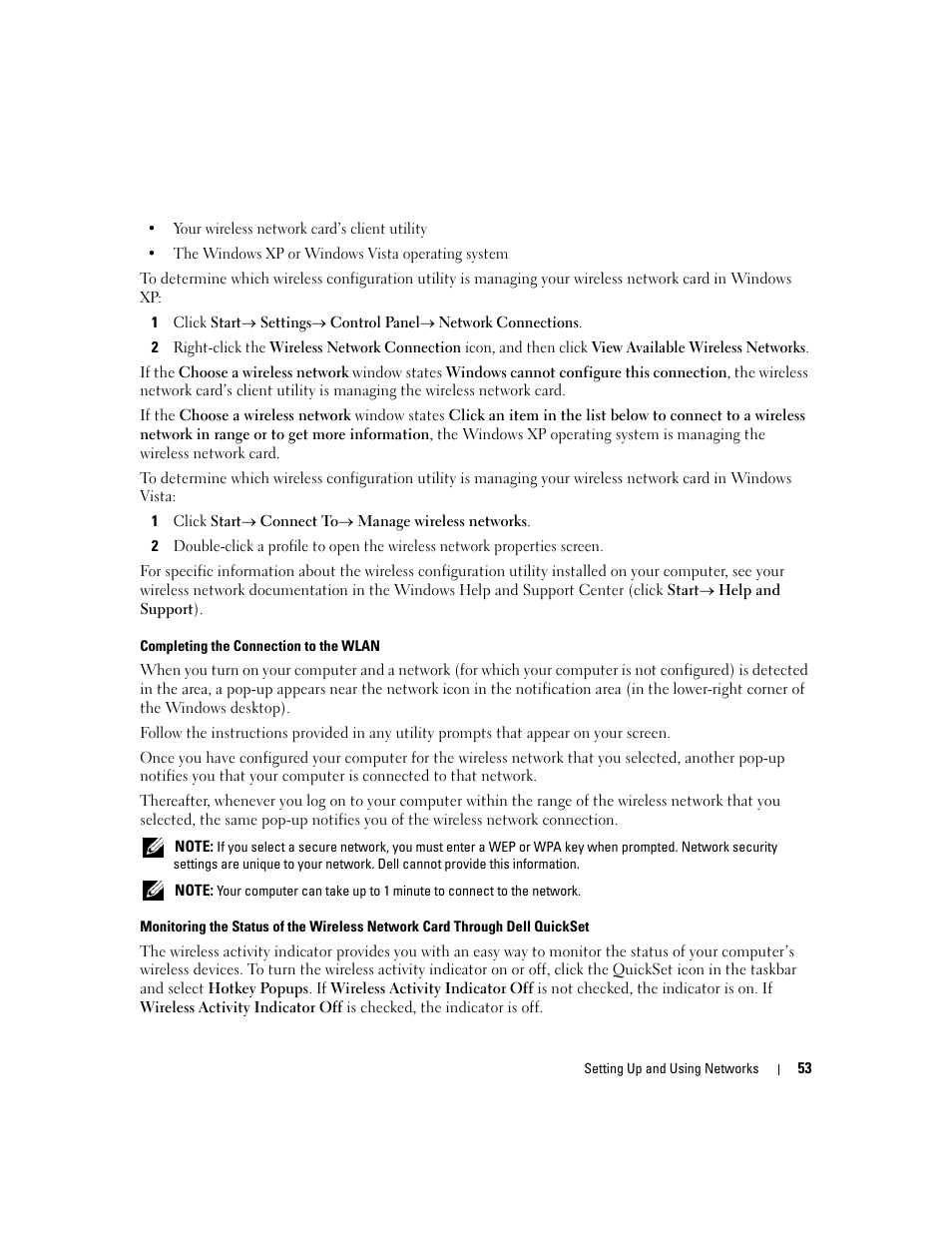 Dell Latitude D630 ATG (Mid 2007) User Manual | Page 53 / 166