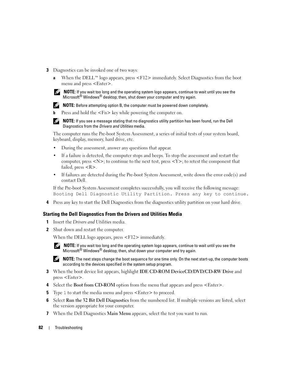 Dell Latitude D630 ATG (Mid 2007) User Manual | Page 82 / 166