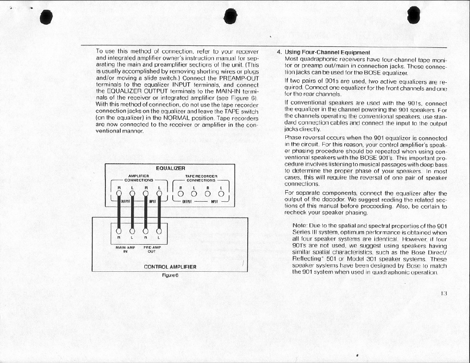 Bose 901 Series III User Manual | Page 13 / 20