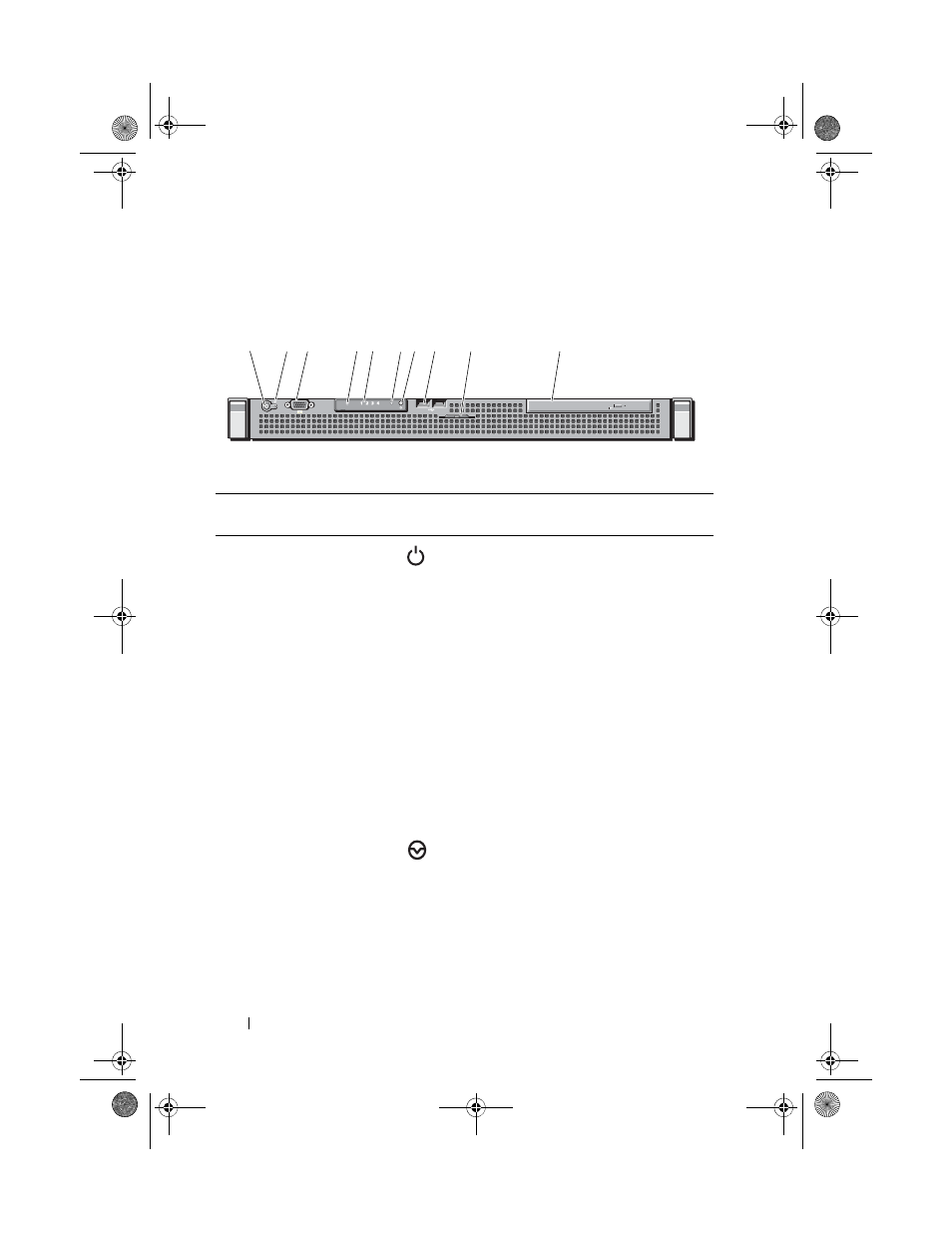 Front-panel features and indicators | Dell PowerEdge R210 II User Manual | Page 12 / 126