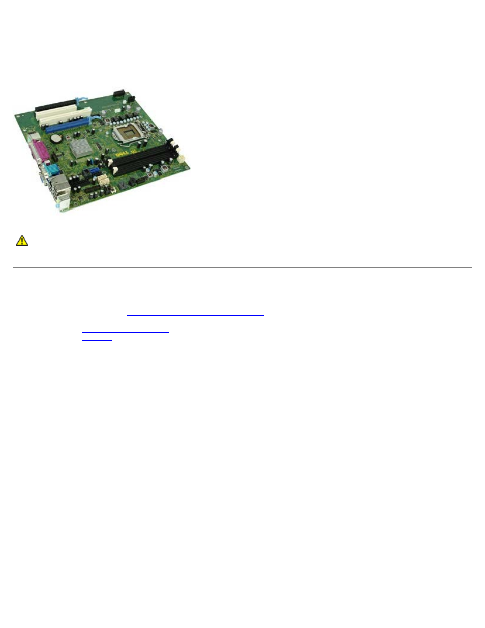 System board, Removing the system board | Dell OptiPlex 980 (Early 2010) User Manual | Page 80 / 82