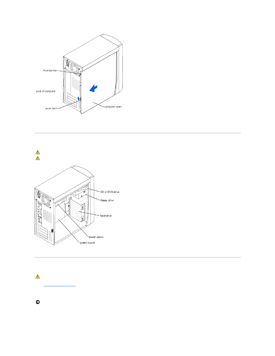 Looking inside your computer, Adding or removing cards | Dell Dimension 2350 User Manual | Page 14 / 55