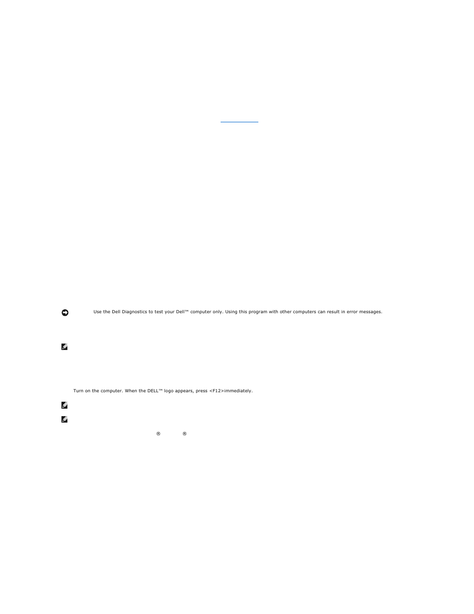 Dell diagnostics, When to use the dell diagnostics, Starting the dell diagnostics | Dell Latitude X300 User Manual | Page 30 / 113