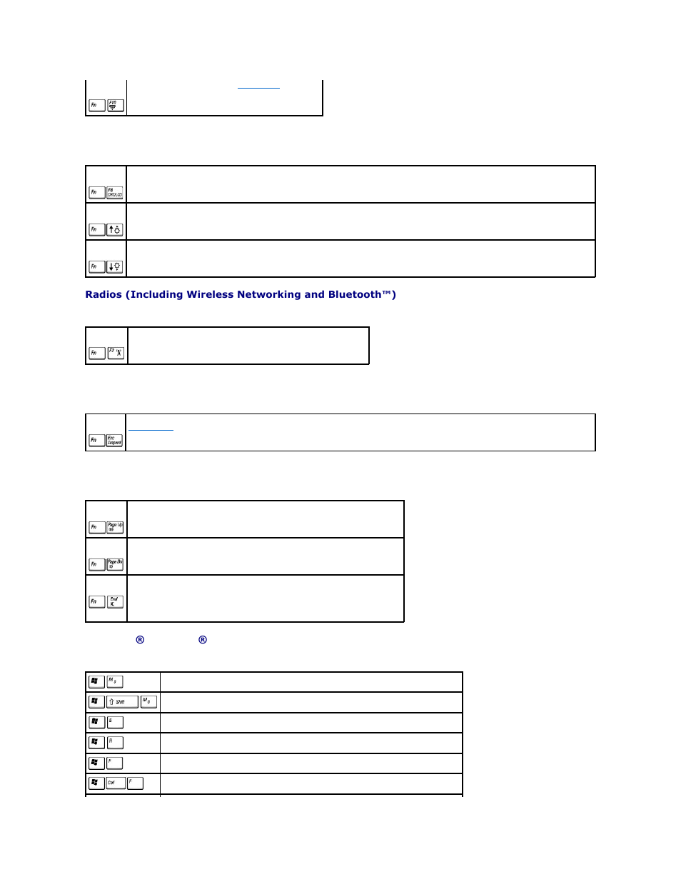 Display functions, Power management, Speaker functions | Microsoft® windows® logo key functions | Dell Latitude X300 User Manual | Page 67 / 113