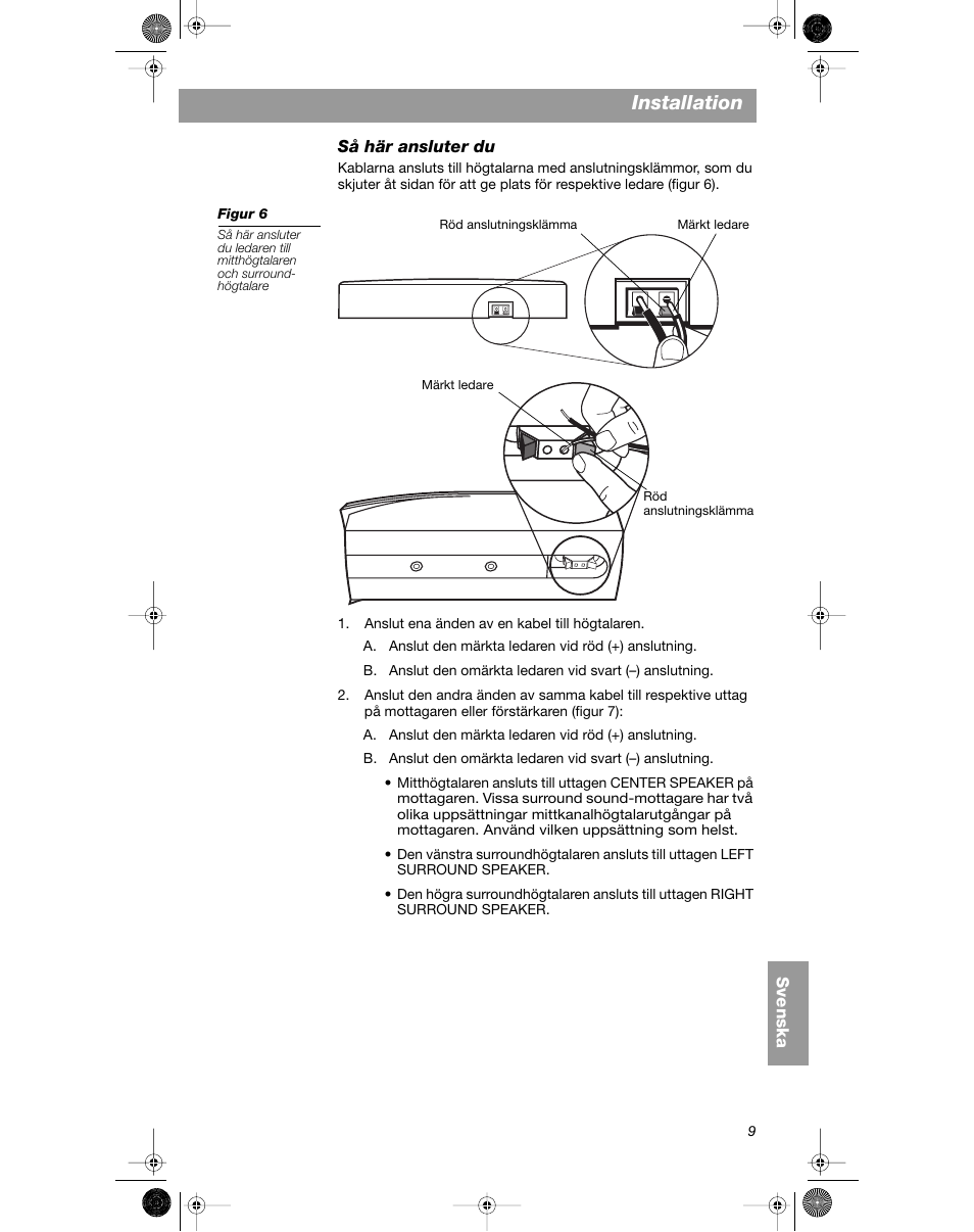Installation | Bose VCS-10 User Manual | Page 107 / 116