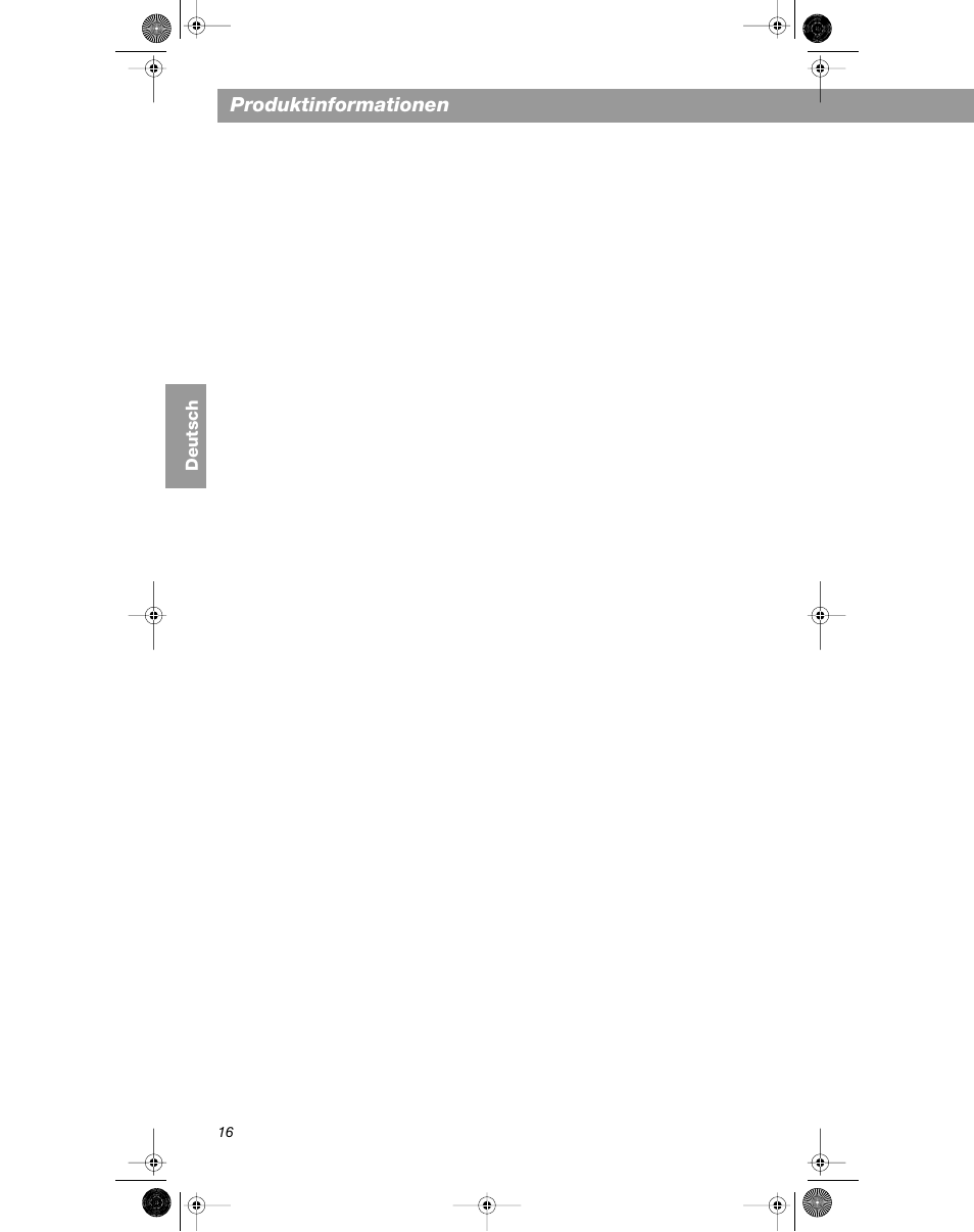 Produktinformationen | Bose VCS-10 User Manual | Page 44 / 116