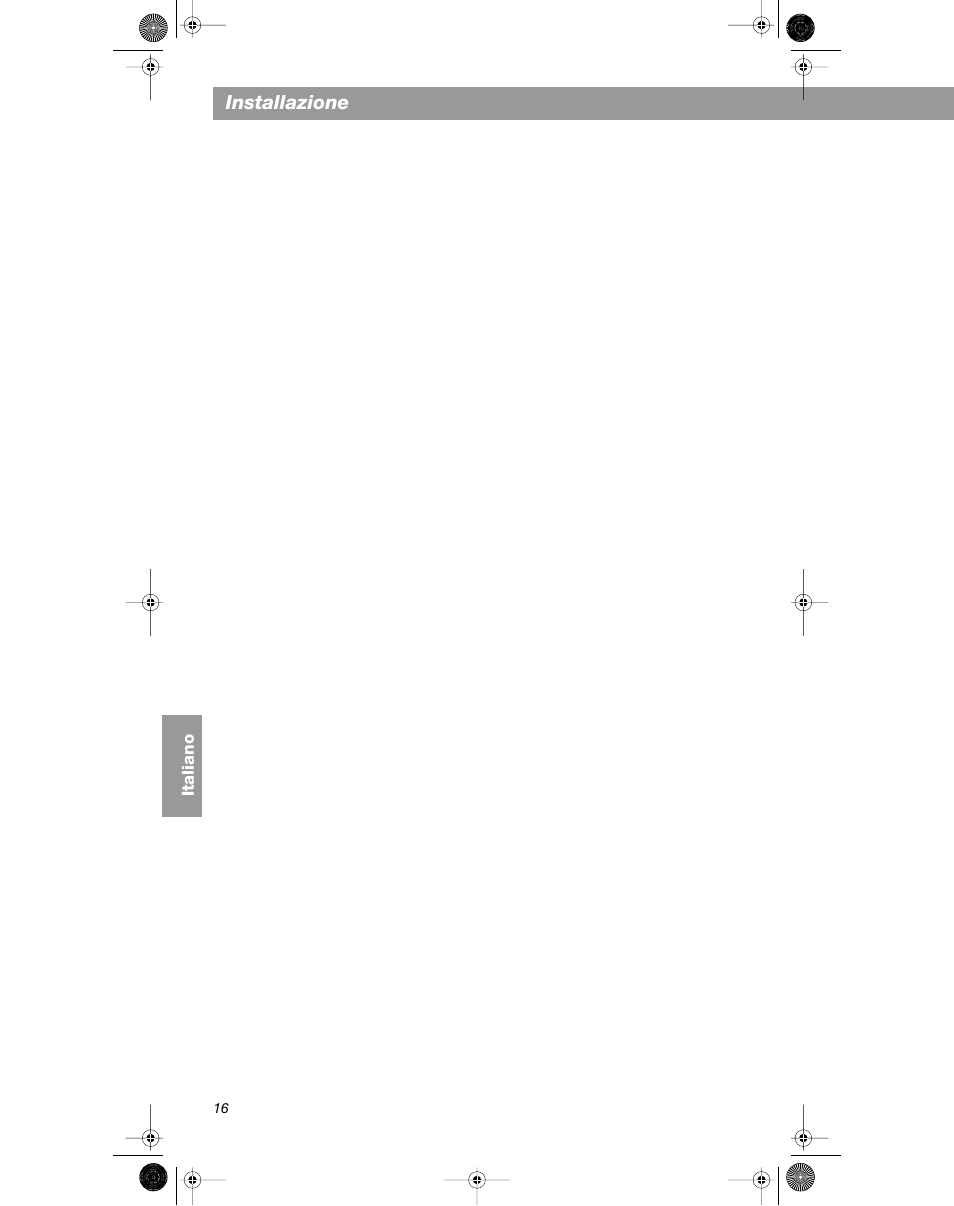 Installazione | Bose VCS-10 User Manual | Page 86 / 116