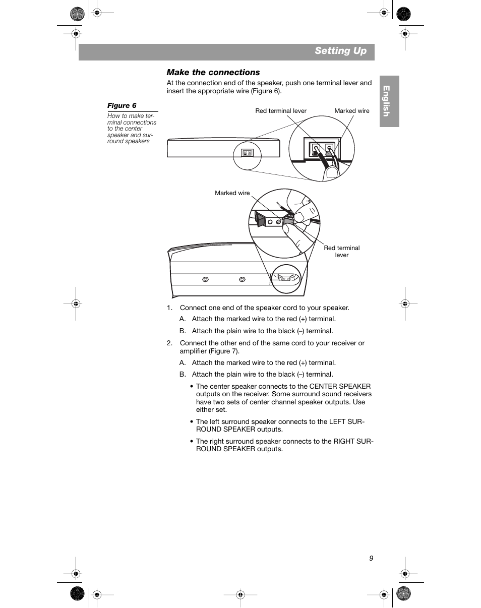 Setting up | Bose VCS-10 User Manual | Page 9 / 116