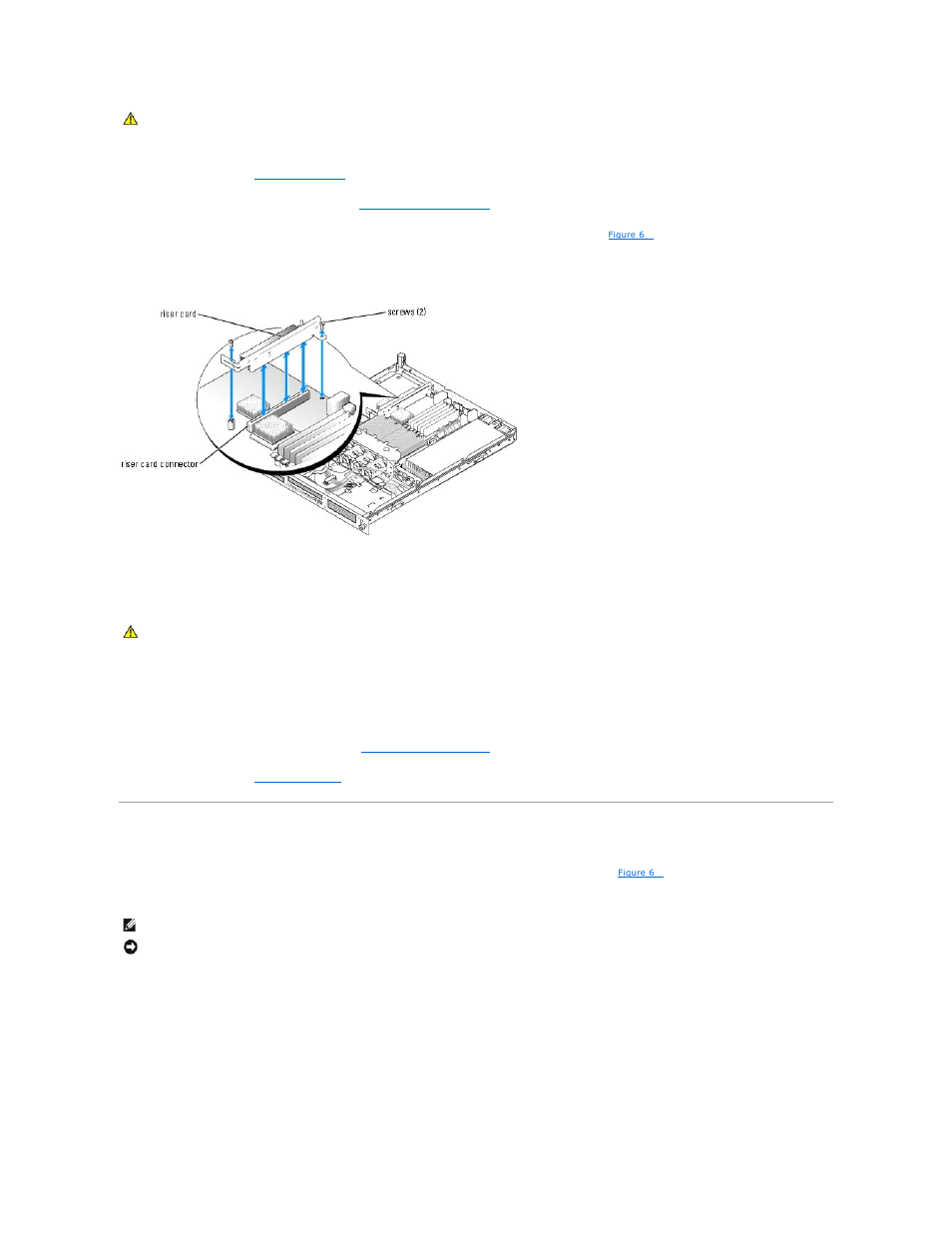 System memory, Installing the riser card | Dell PowerEdge SC1425 User Manual | Page 48 / 69