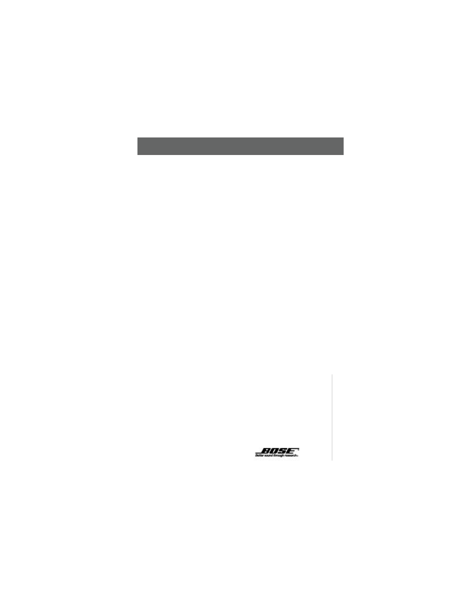 Bose PM-1 User Manual | Page 16 / 16