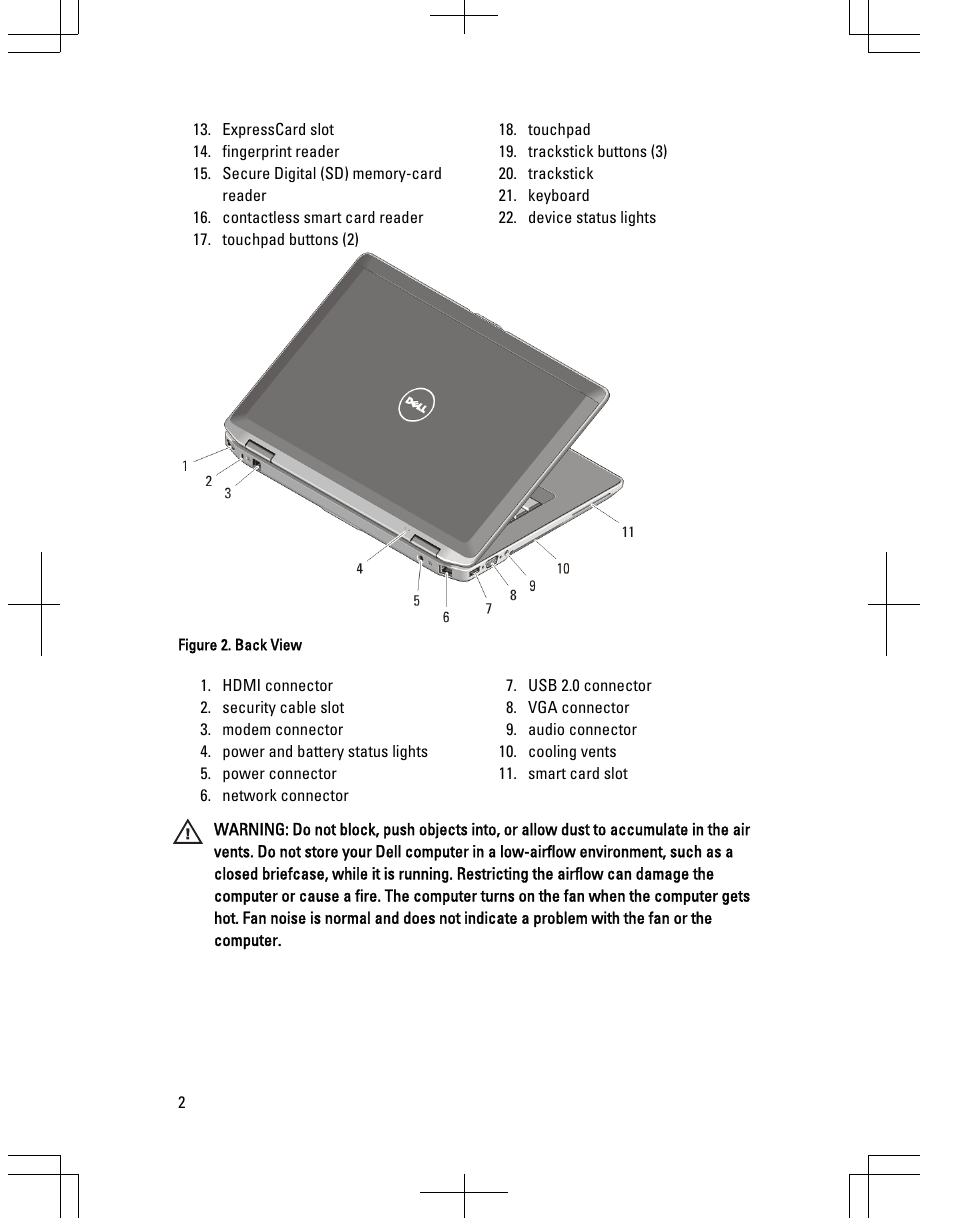 Dell Latitude E6520 (Early 2011) User Manual | Page 2 / 10