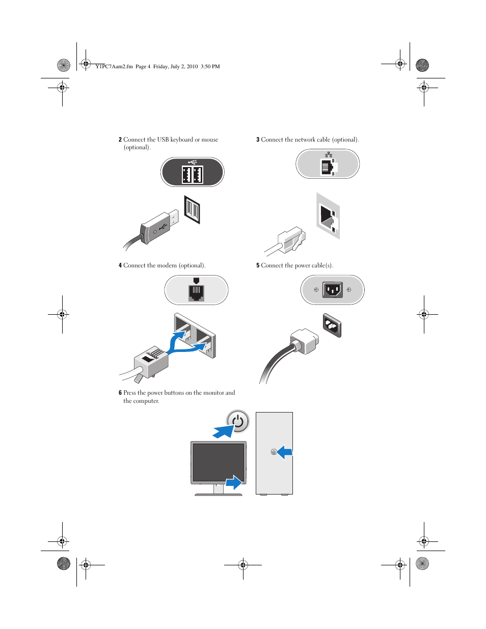 Dell Precision T1500 (Late 2009) User Manual | Page 4 / 8